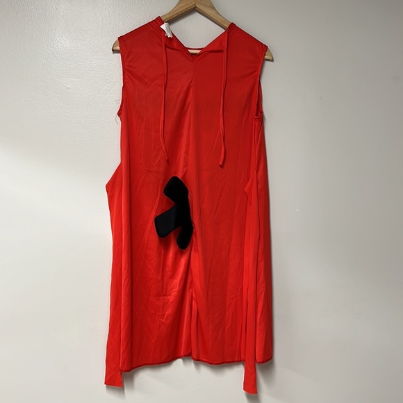 Red Angry Birds Costume Dress with Tieback and Headband for Kids - Picture 4 of 16